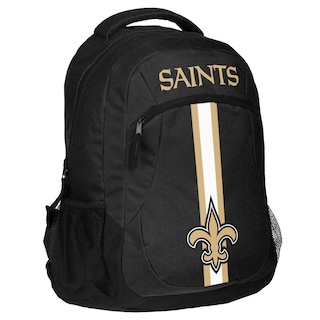 Foto 1 | Mochila Foco New Orleans Saints Nfl Action Con Licencia Oficial - Venta Internacional.