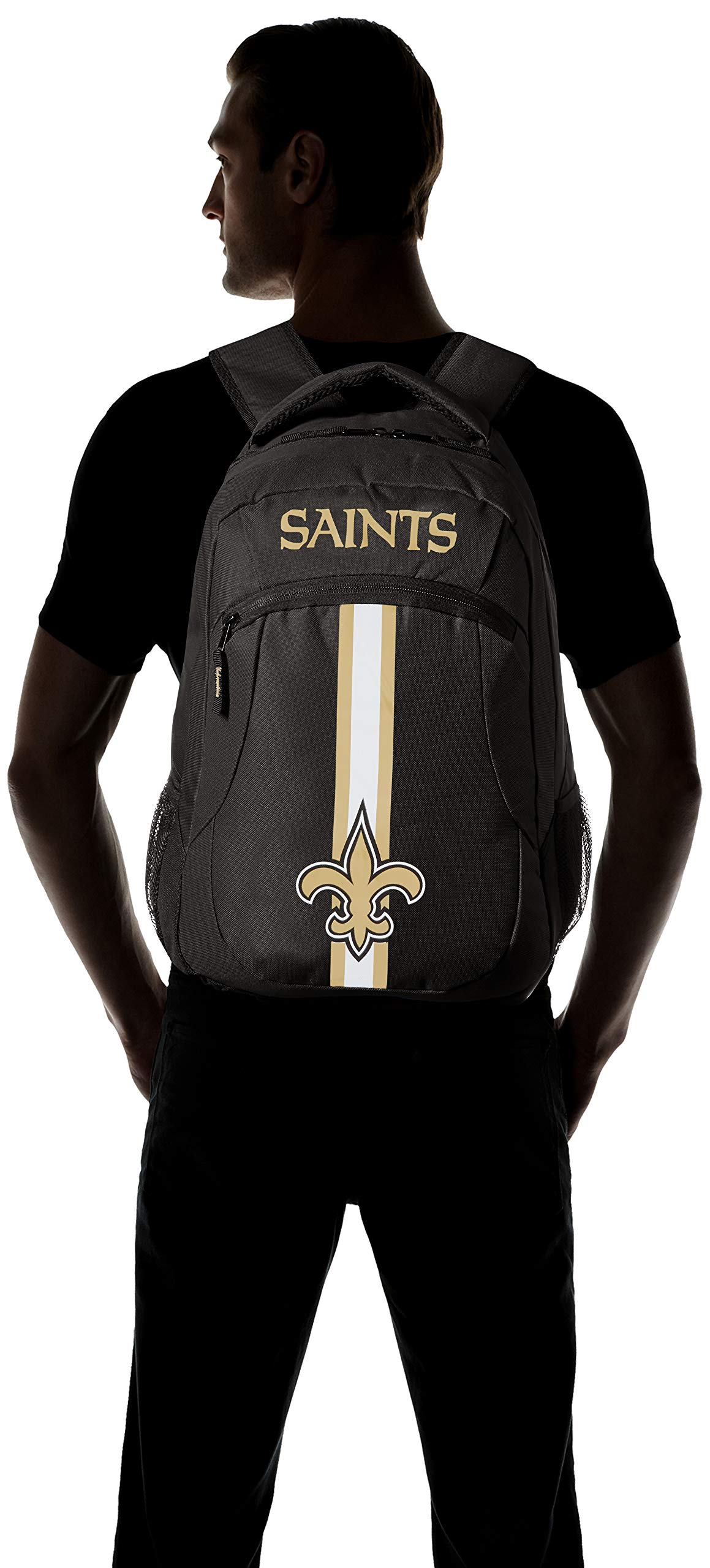 Foto 3 pulgar | Mochila Foco New Orleans Saints Nfl Action Con Licencia Oficial - Venta Internacional.