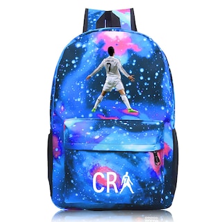 Foto 1 | Mochila Sanmu Creative Printed Football Cristiano Ronaldo - Venta Internacional.