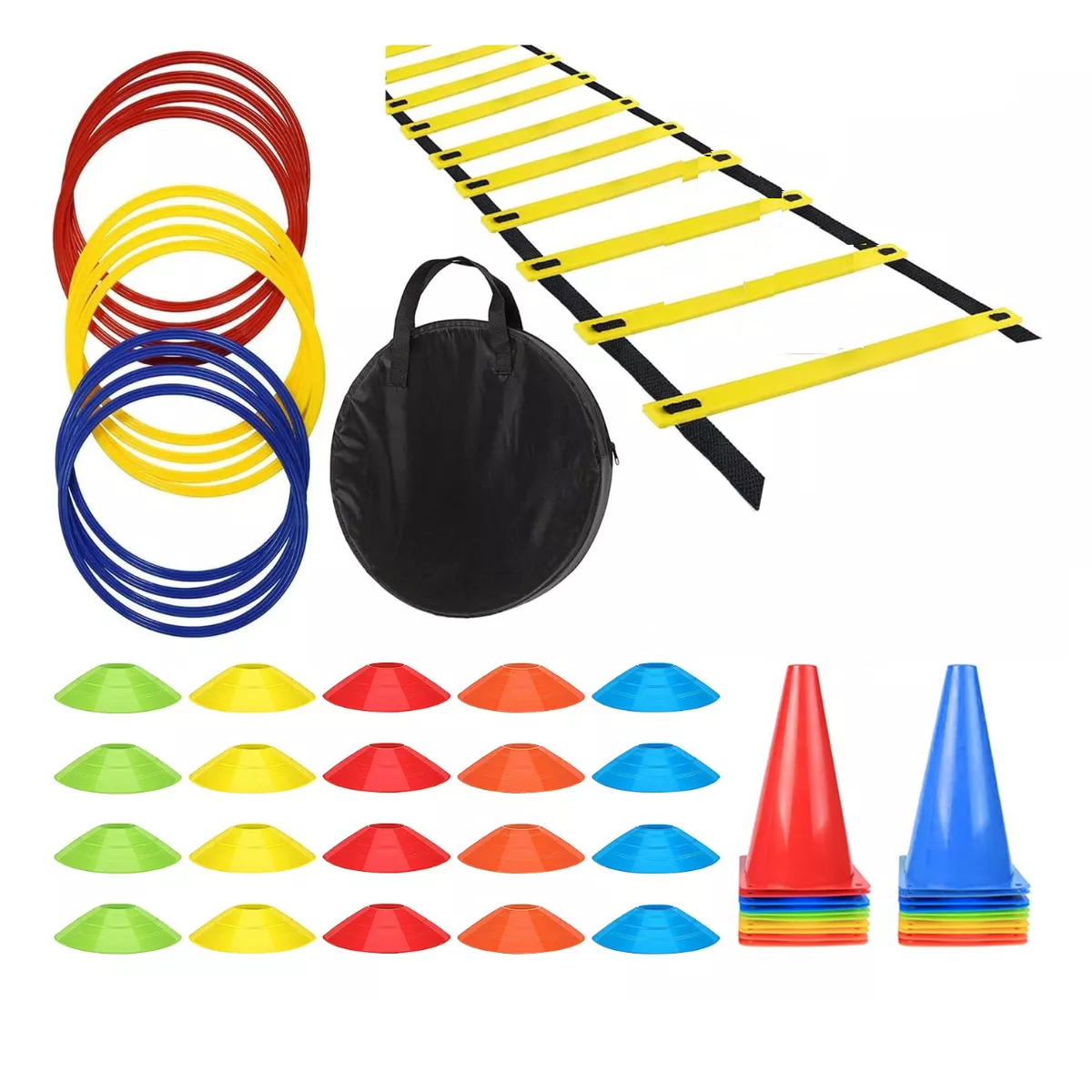 Kit de Entrenamiento de Fútbol Eo Safe Imports Esi-11220 Multicolor