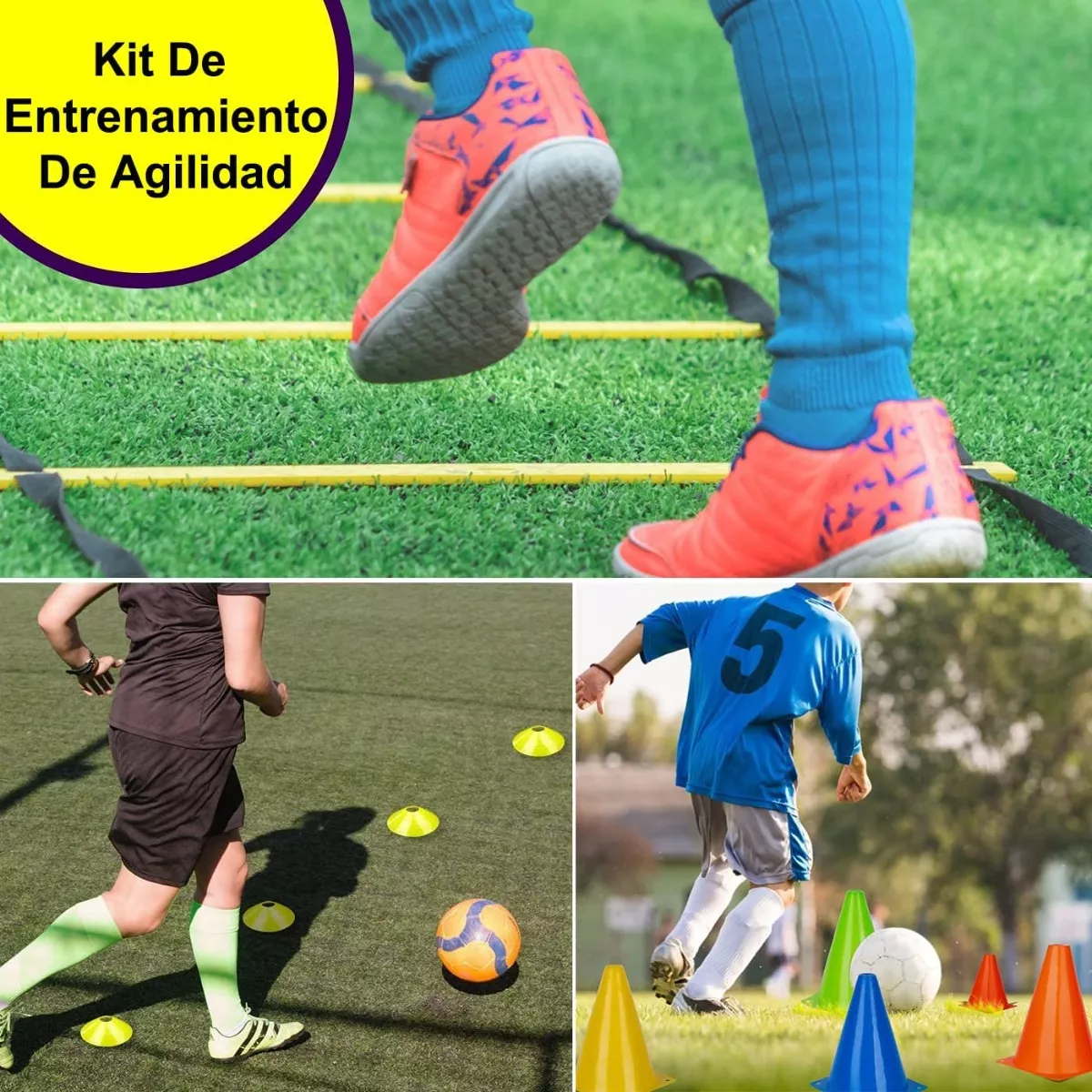 Foto 4 pulgar | Kit de Entrenamiento de Fútbol Eo Safe Imports Esi-11220 Multicolor