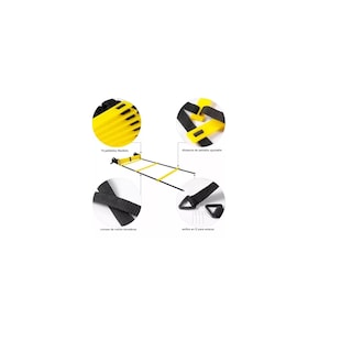 Foto 3 | Speed Agilidad Kit De Entrenamiento Escalera + 12 Platos Eo Safe Imports Esi-11970 Multicolor