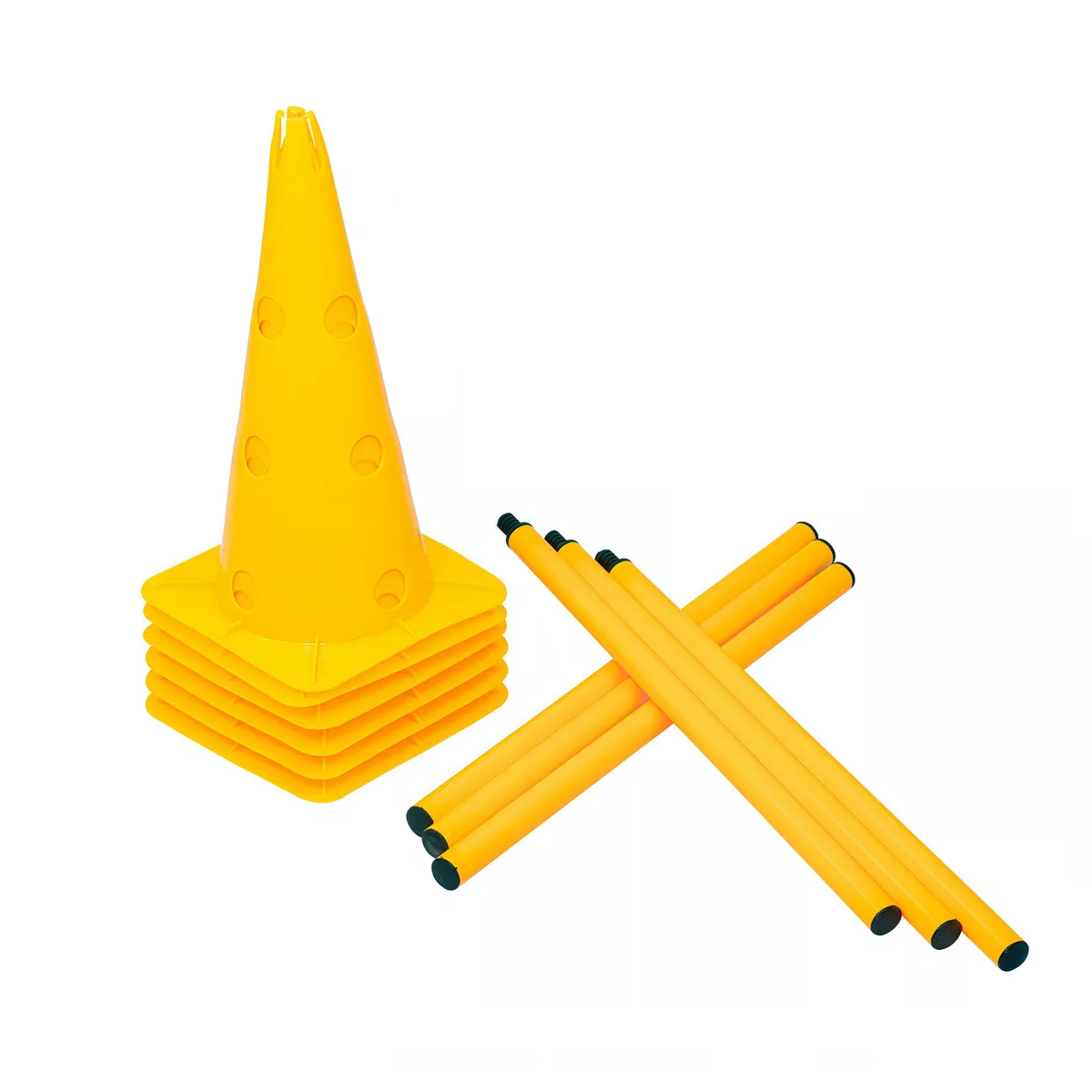 Foto 1 | Conos Con Bastón Valla Altura Ajustable Eo Safe Imports Esi-18358 Amarillo