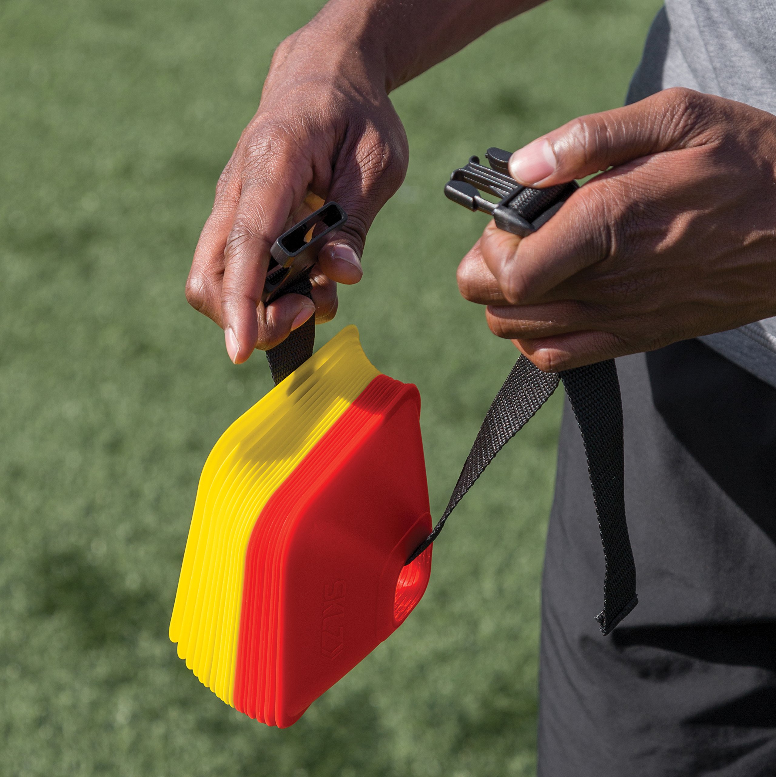 Foto 6 pulgar | Mini Conos Sklz Para Entrenamiento Pliométrico Y De Agilidad, 5 Cm, Juego De 20 - Venta Internacional.