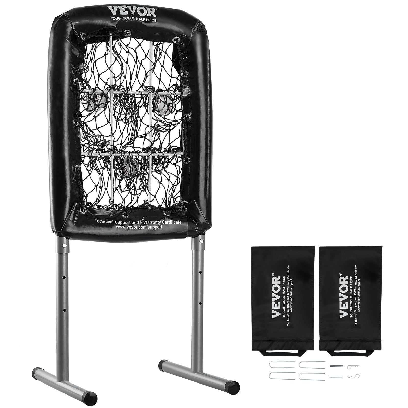 Foto 2 pulgar | Equipo De Entrenamiento De Sóftbol Baseball Net Vevor De 9 Hoyos, 21 X 29 Cm - Venta Internacional.