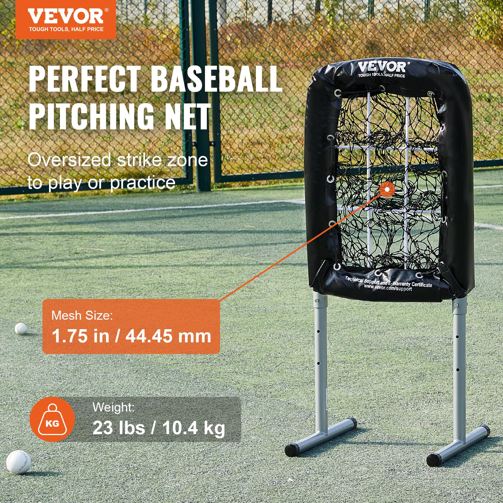 Foto 3 pulgar | Equipo De Entrenamiento De Sóftbol Baseball Net Vevor De 9 Hoyos, 21 X 29 Cm - Venta Internacional.