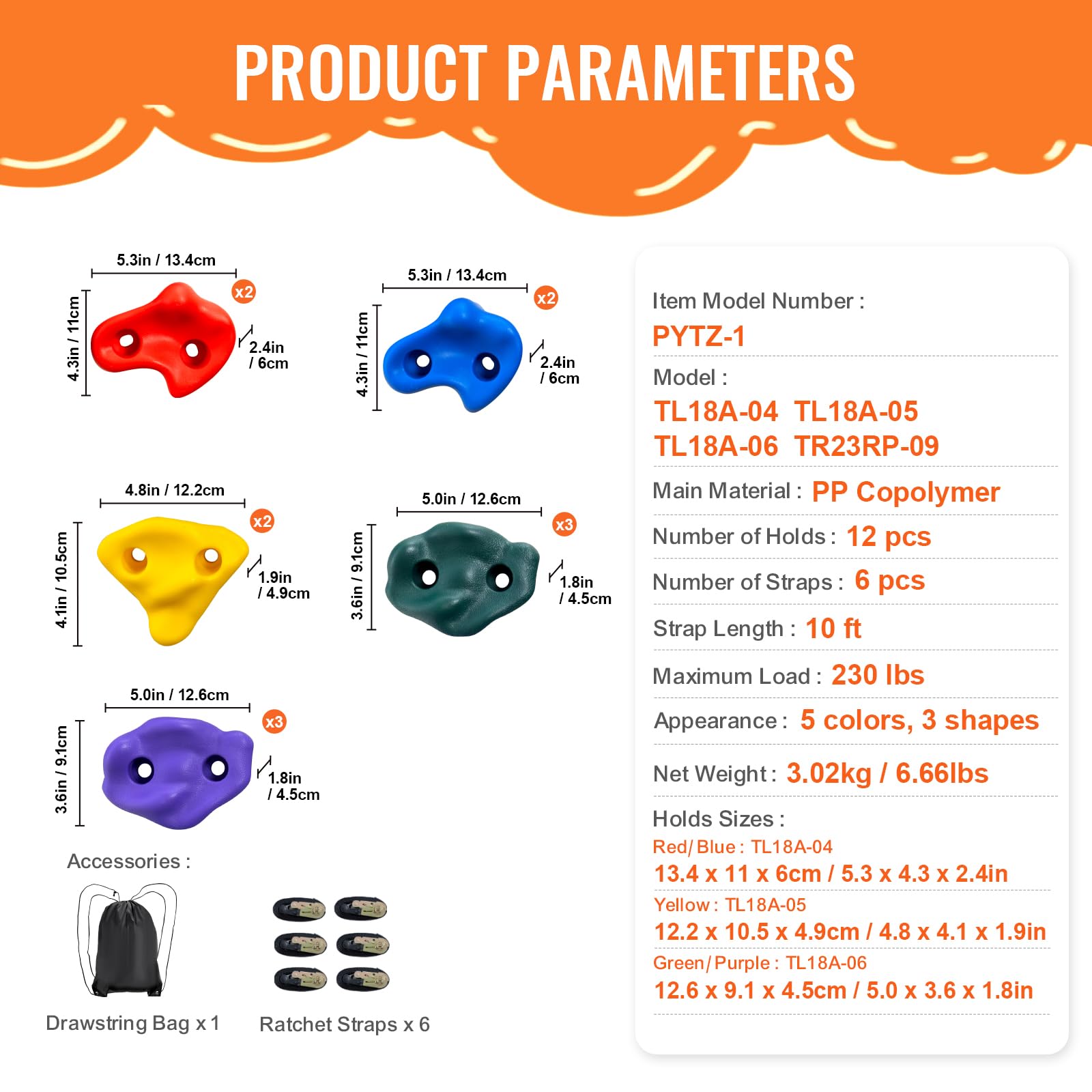 Foto 8 pulgar | Kit Para Trepar Árboles Vevor Ninja Con 12 Agarres Y 6 Correas De Trinquete - Venta Internacional.