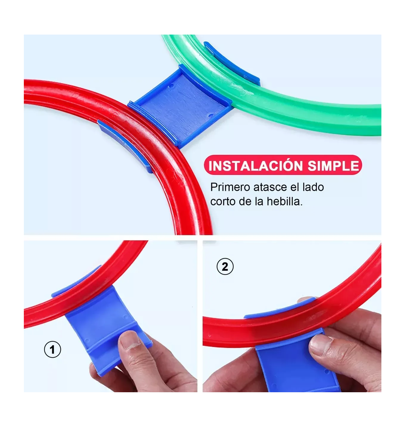Foto 3 pulgar | Set De Aros De Agilidad anillos De Fútbol Para Entrenamiento Colores