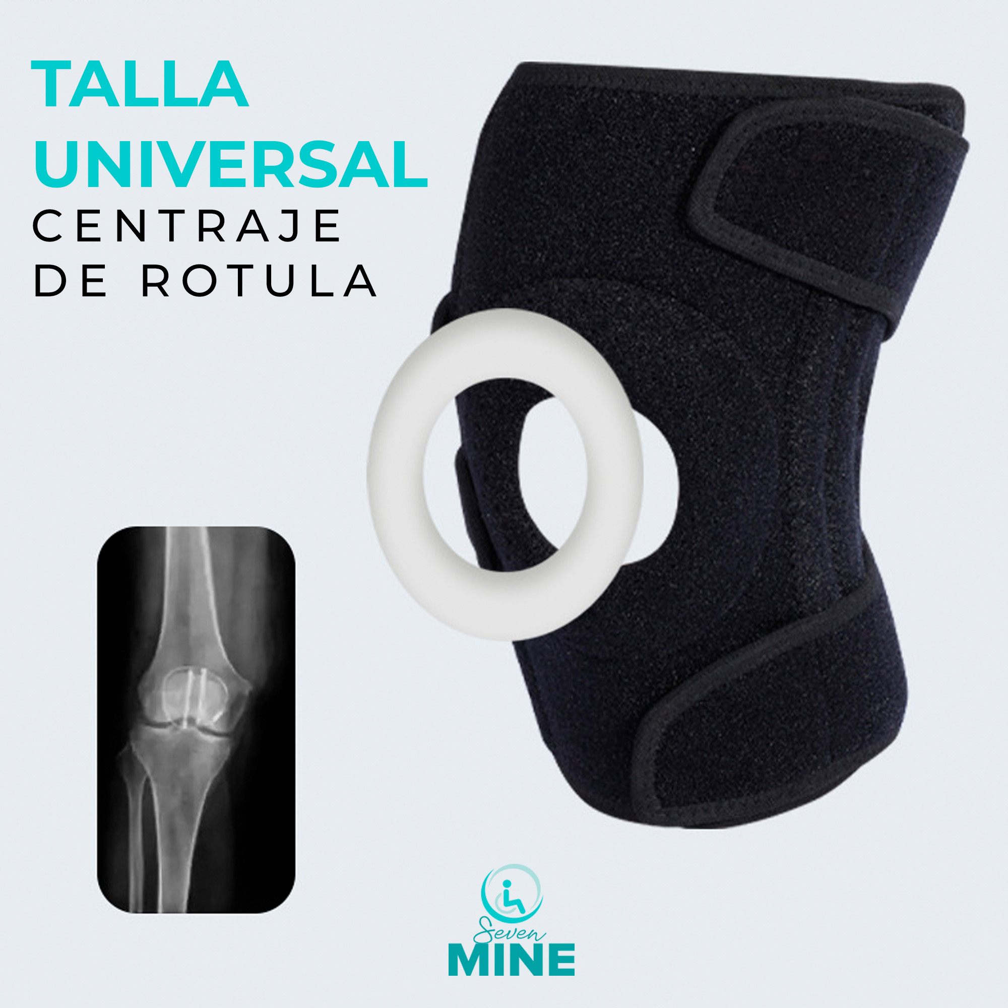 Foto 6 pulgar | Rodillera SC Super Confort KN-022 Negra