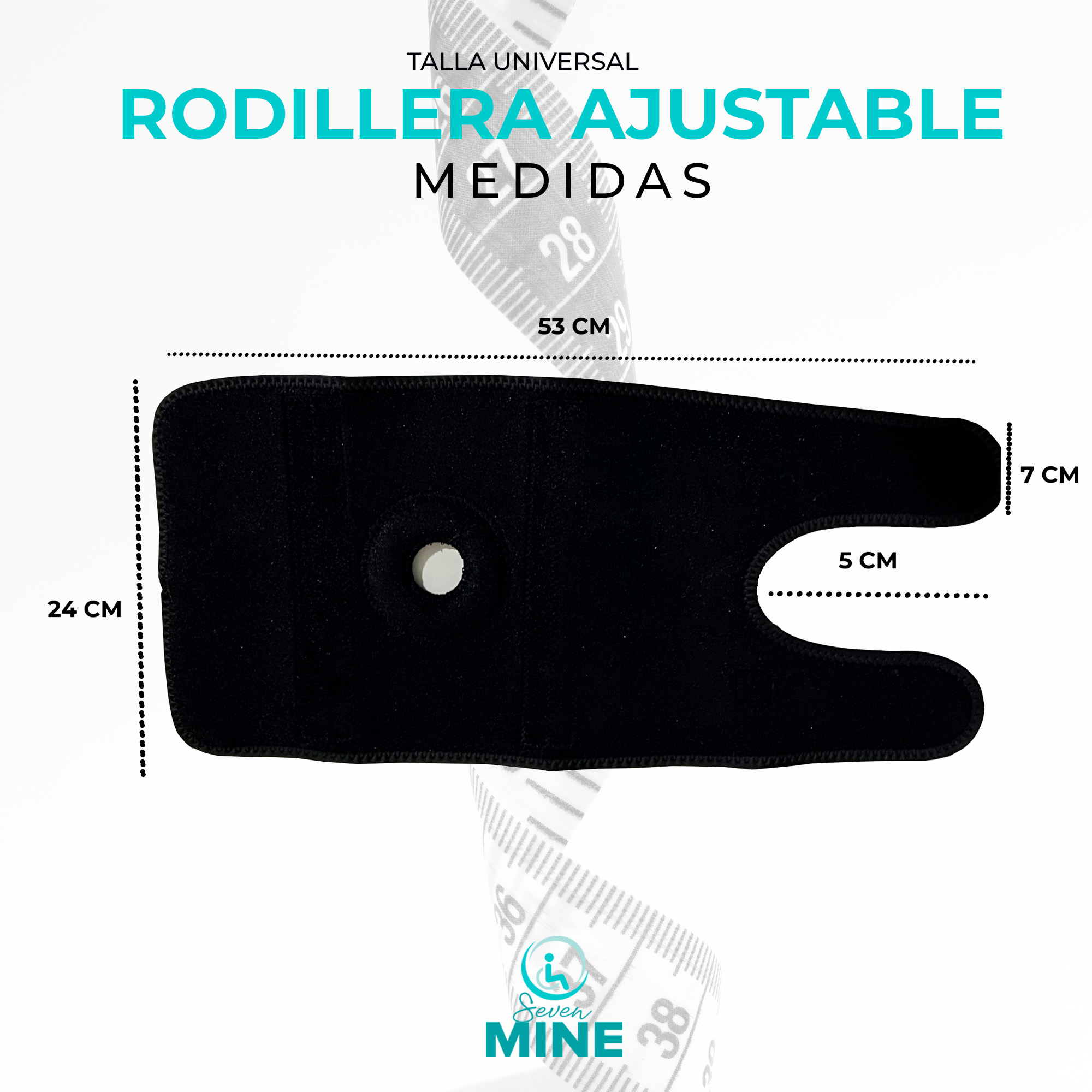 Foto 7 pulgar | Rodillera SC Super Confort KN-022 Negra