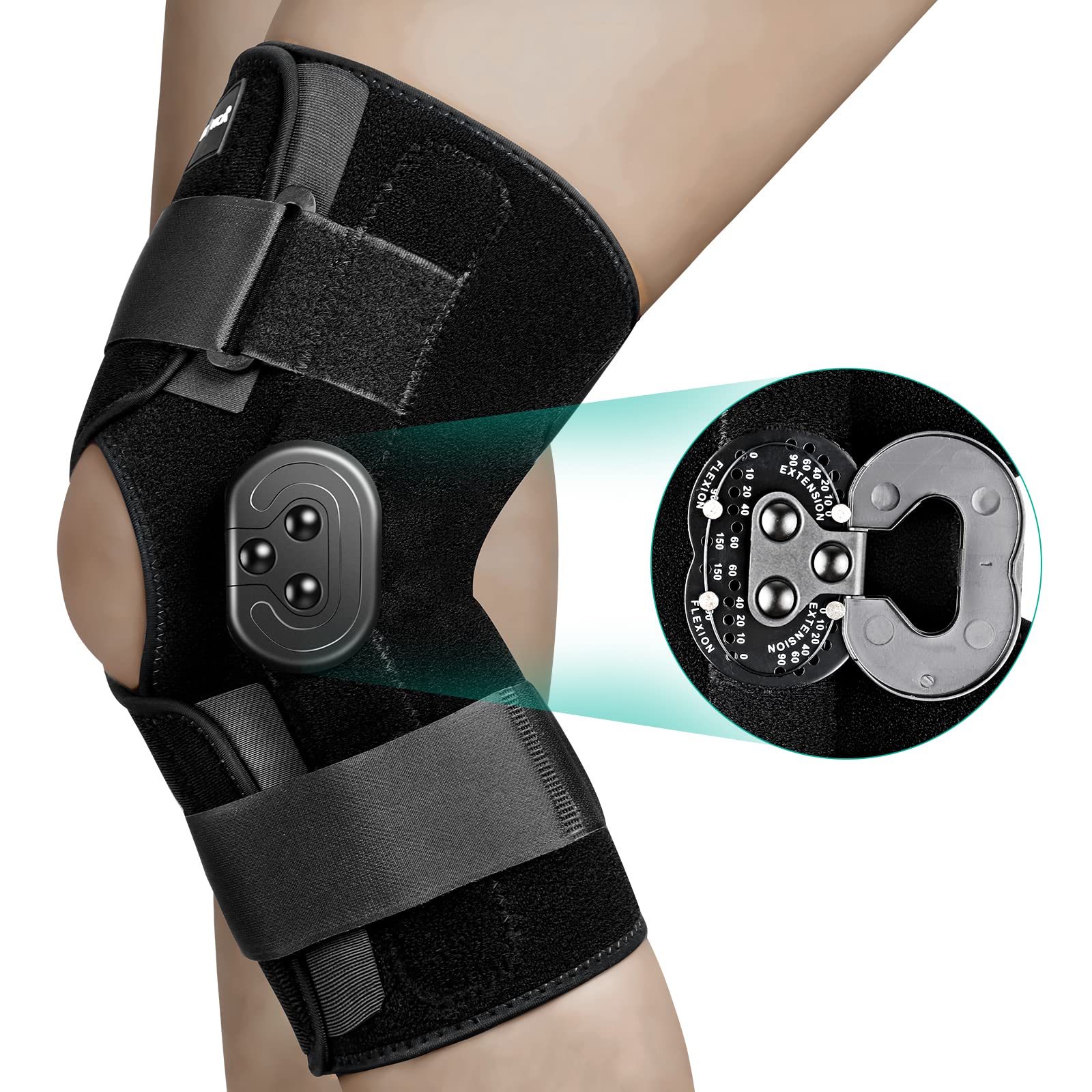 Rodillera Neenca, Inmovilizador De Rodilla Con Bisagras Para El Dolor De Rodilla - Venta Internacional.