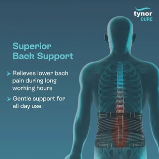 Foto 3 | Cinturón Lumbar Tynos Negro