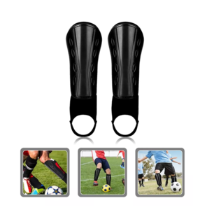 Foto 3 | Espinilleras De Fútbol Para Adultos, Jóvenes Niños Talla M, Color Negro