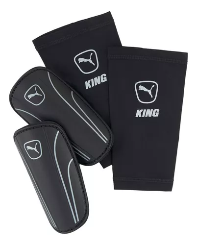 Foto 2 pulgar | Espinilleras y Sujetadores Puma Negros Unisex para Niños