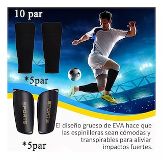 Foto 2 | Espinilleras con Portaespinilleras para Niños Y Adultos Eo Safe Imports Esi-16943 Negro
