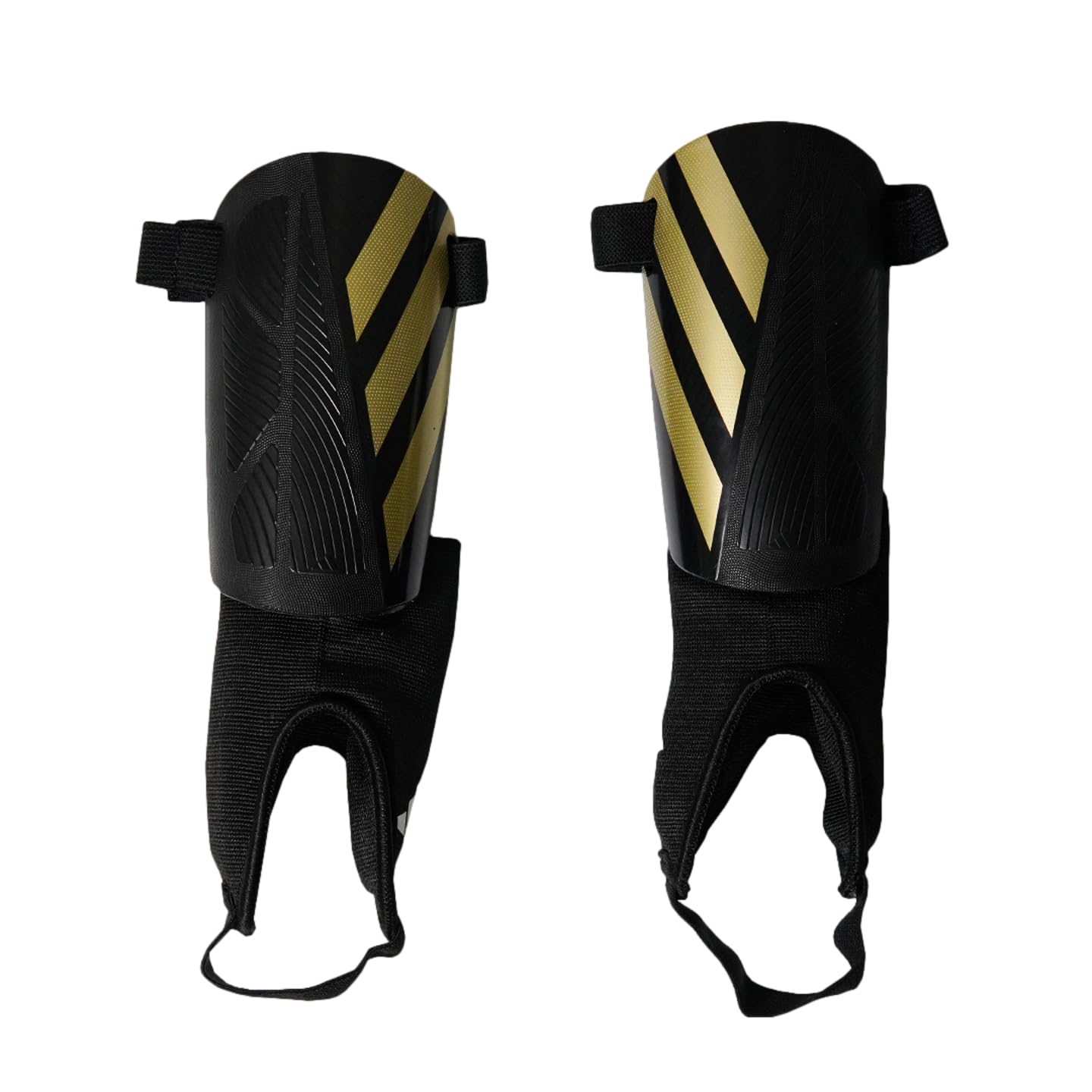 Espinillera Adidas Tiro Match, Unisex, Para Niños, Color Negro Y Dorado, Talla L - Venta Internacional.