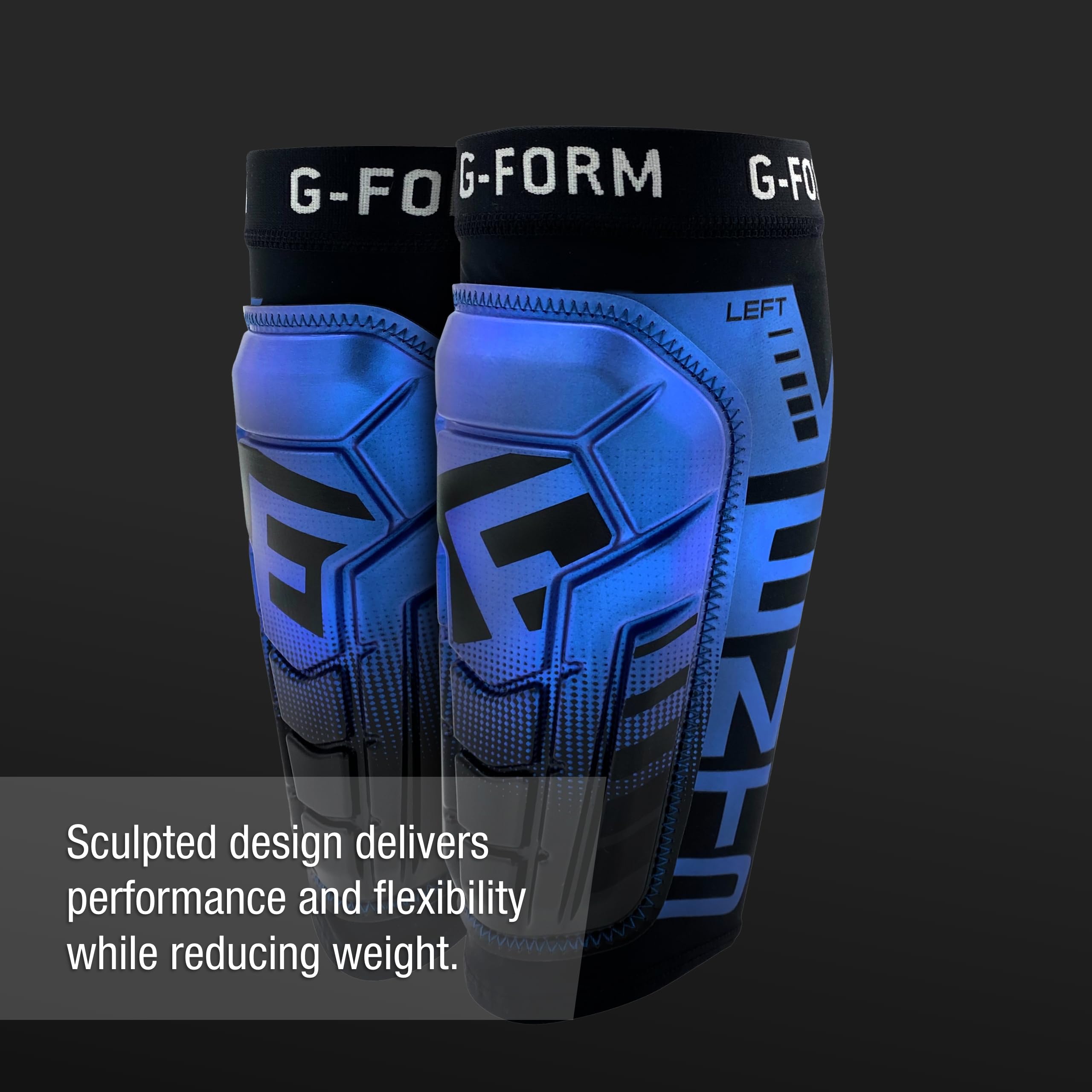 Foto 6 pulgar | Espinillera De Fútbol G-form Pro-s Vento, Azul Zafiro, Talla M - Venta Internacional.