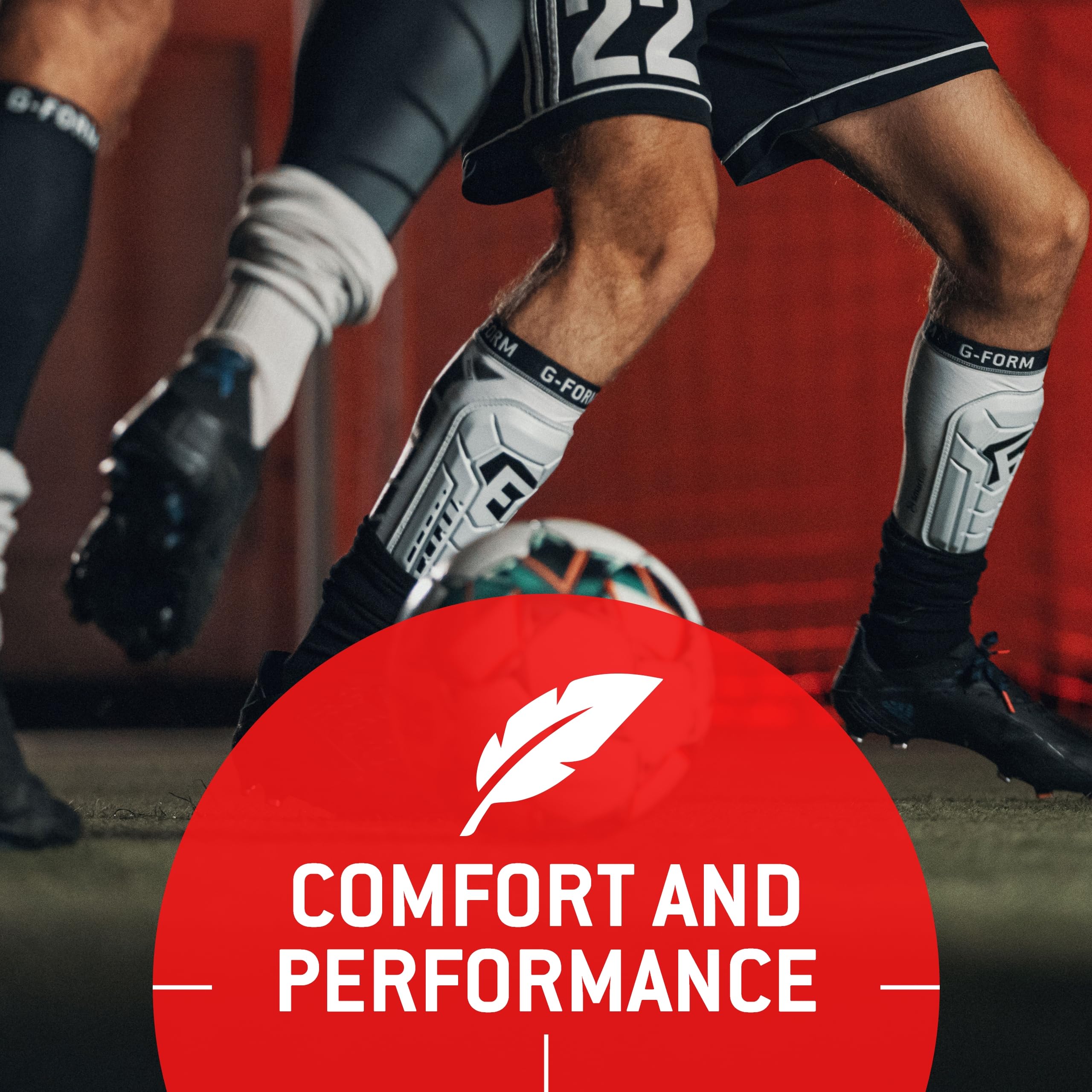 Foto 4 | Espinillera De Fútbol G-form Pro-s Vento Negra Para Adultos, Tamaño Mediano - Venta Internacional.