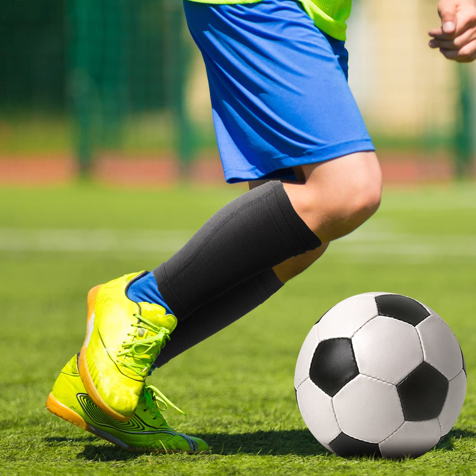 Foto 5 pulgar | Espinilleras Skylety Soccer Youth, Soporte Para Pantorrillas, 4 Pares - Venta Internacional.