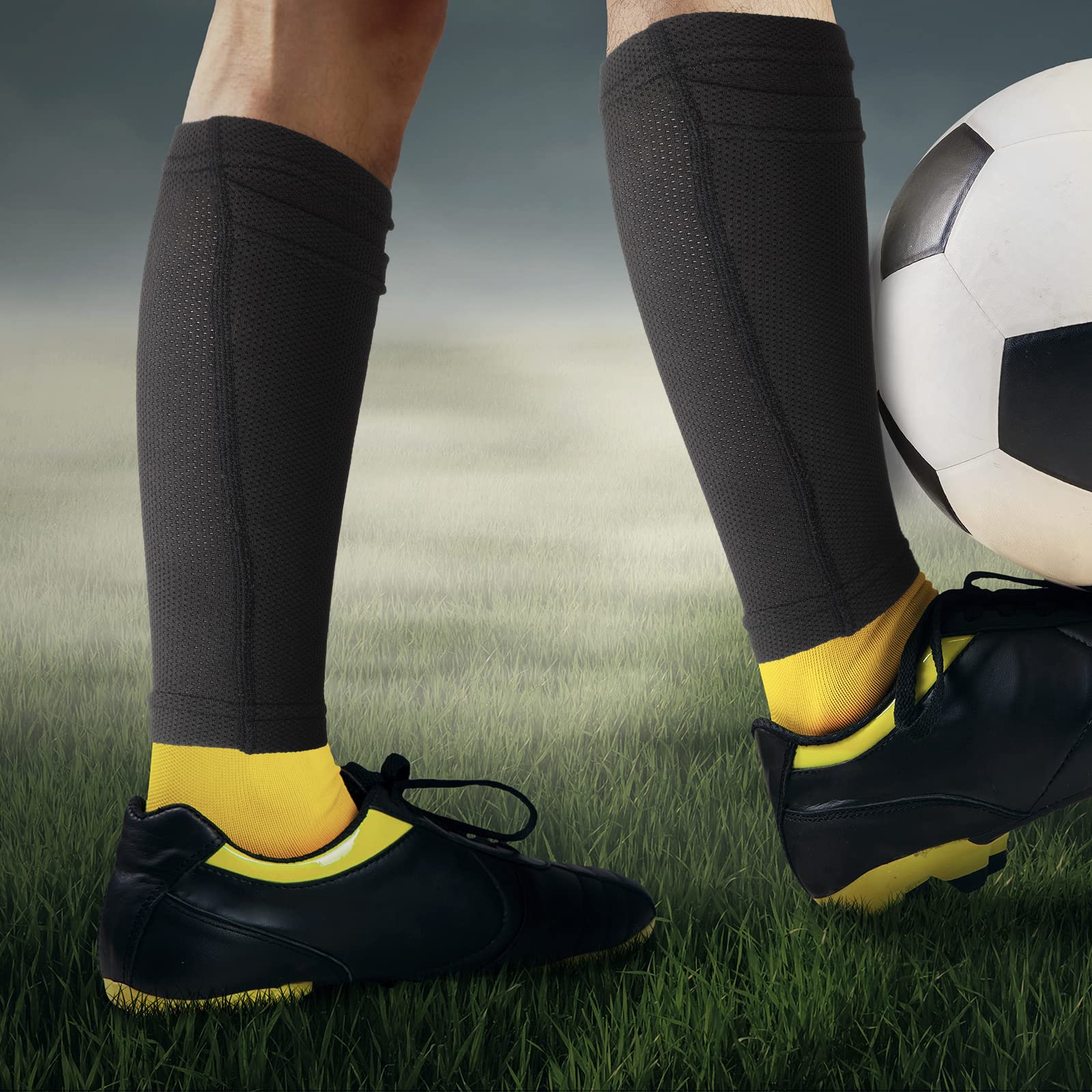 Foto 8 pulgar | Espinilleras Skylety Soccer Youth, Soporte Para Pantorrillas, 4 Pares - Venta Internacional.