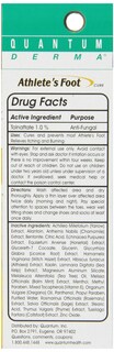Foto 3 | Cura Para Pies De Atleta Quantum Derma 21g - Venta Internacional.