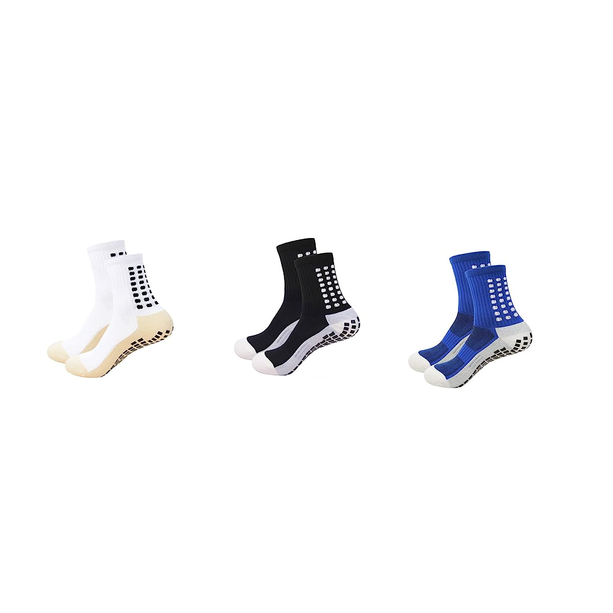 Foto 2 pulgar | Juego Calcetines Antideslizantes Eo Safe Imports Esi-7578 Multicolor 3 Pares