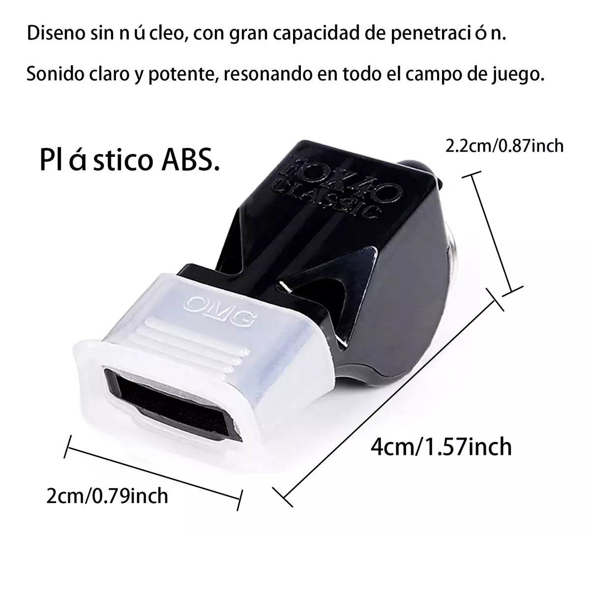 Foto 3 pulgar | Silbato Clásico Profesional Eo Safe Imports Esi-18039 4 piezas