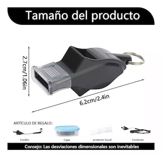 Foto 2 | Silbatos Eo Safe Imports 12 Piezas