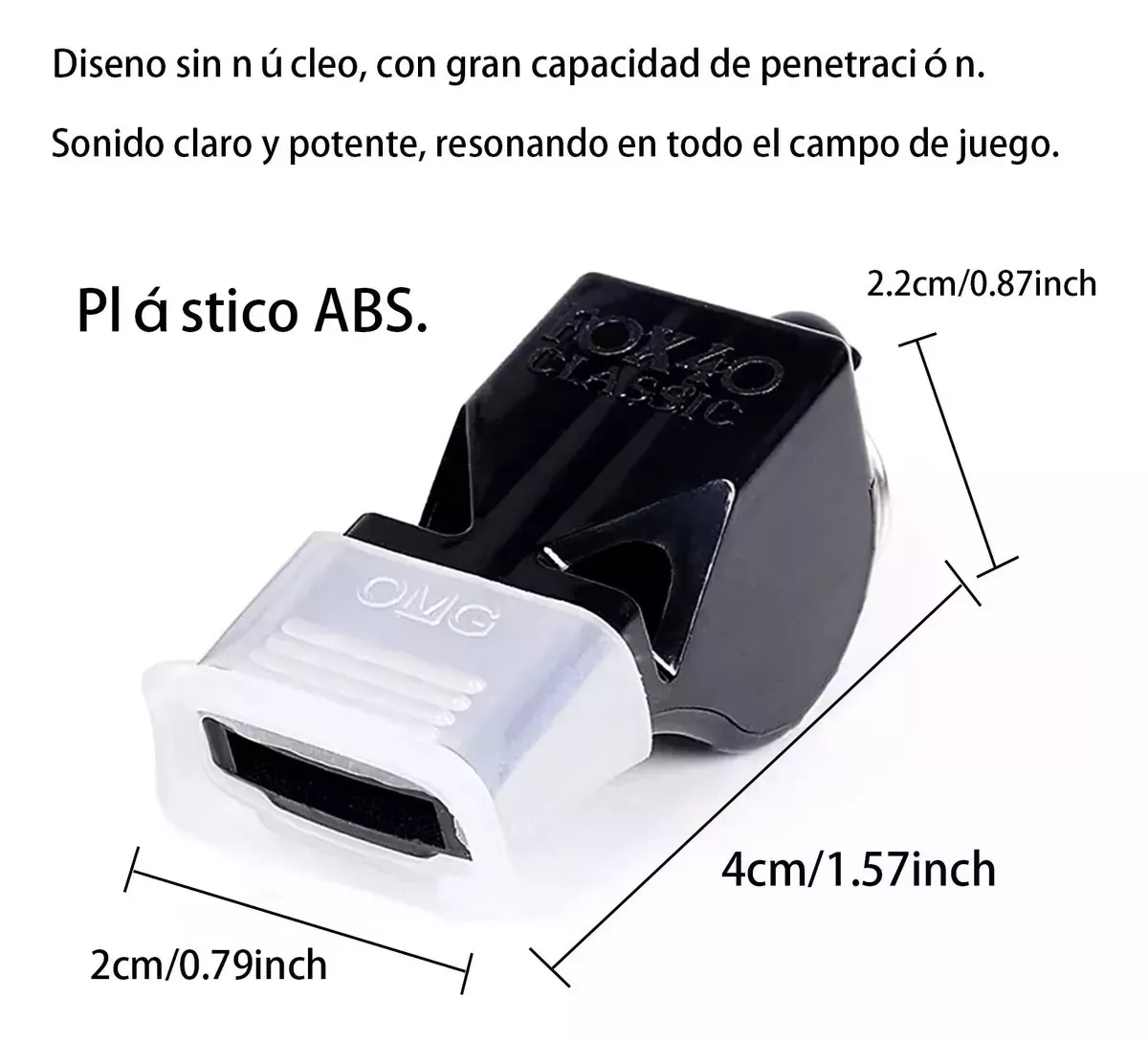 Foto 3 pulgar | Silbato Clasico Profesional 15pcs  Eo Safe Imports Esi-18531  Amarillo