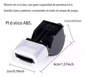 Foto 2 | Silbato Clasico Profesional 15pcs Eo Safe Imports Esi-18531 Amarillo