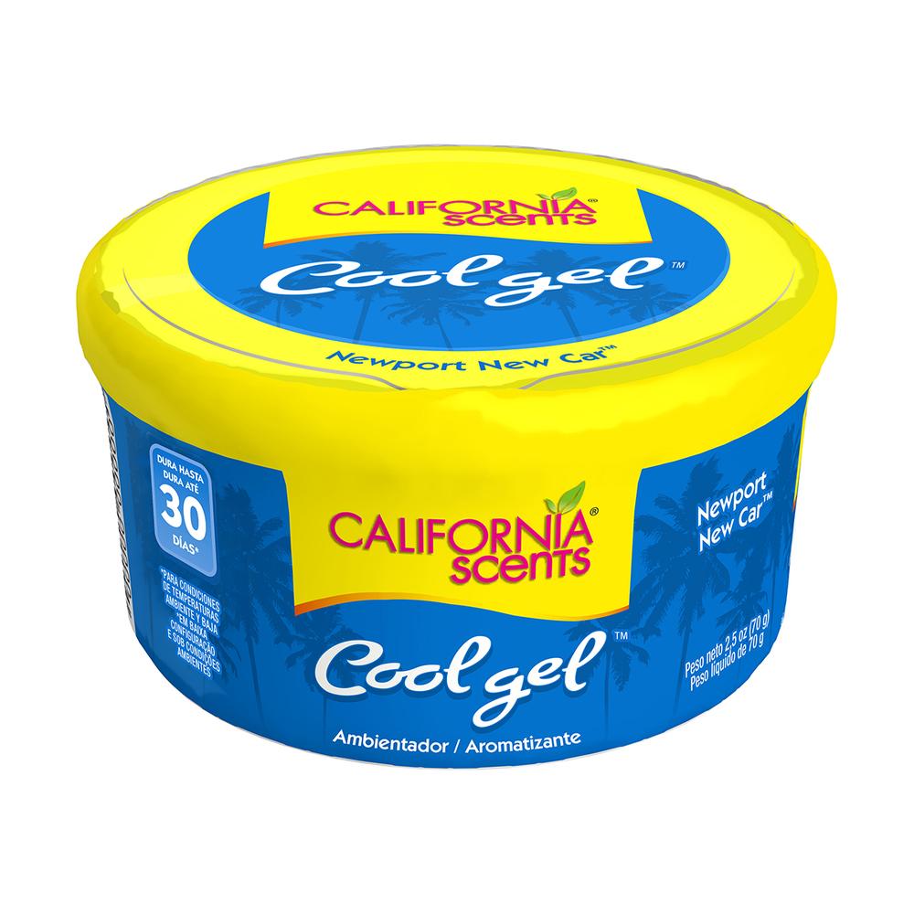 12 Aromatizante Gel California Coche Nuevo 2.5oz