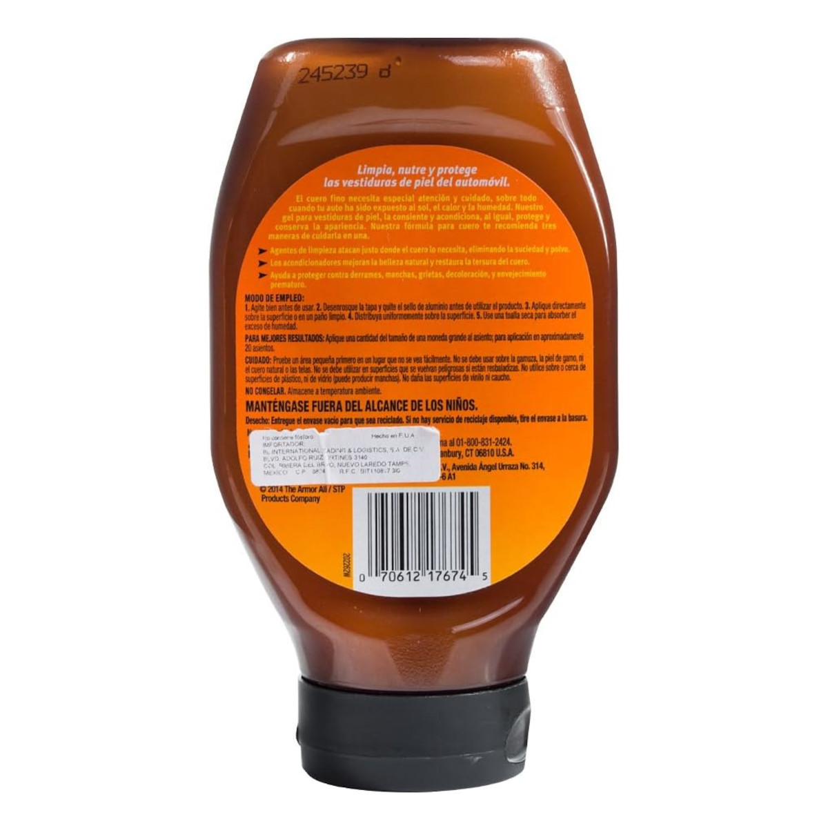 Foto 2 | Gel Acondicionador Armor All Limpia Nutre Protege Piel Coche