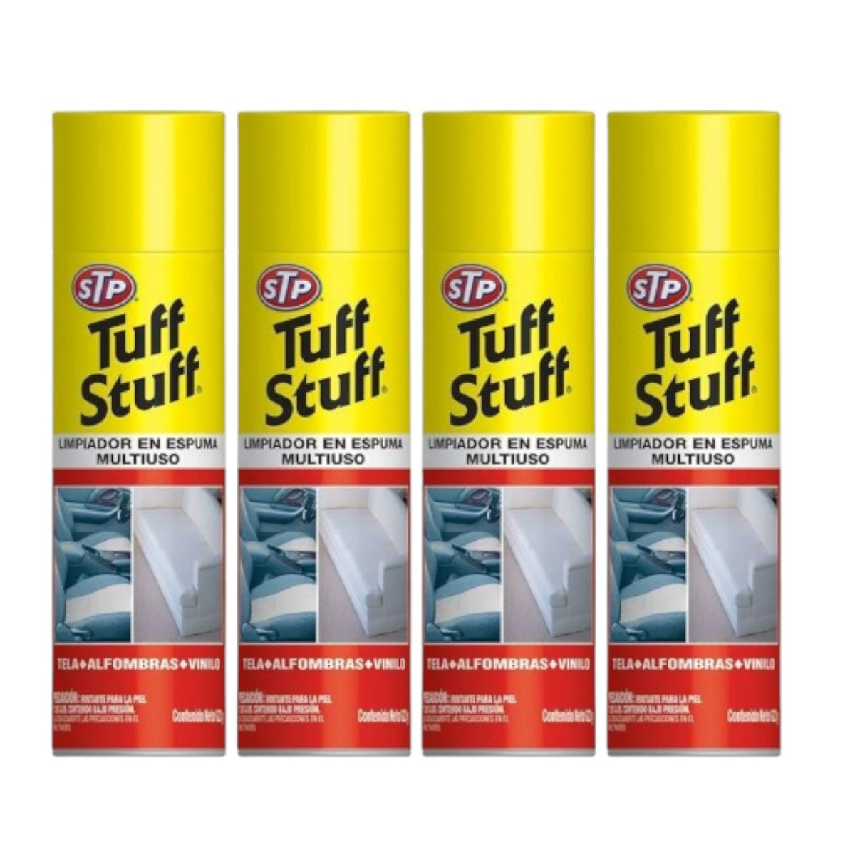 Foto 1 | Limpiador Multipropósito Tuff Stuff Espuma 623g Kit 4 Piezas