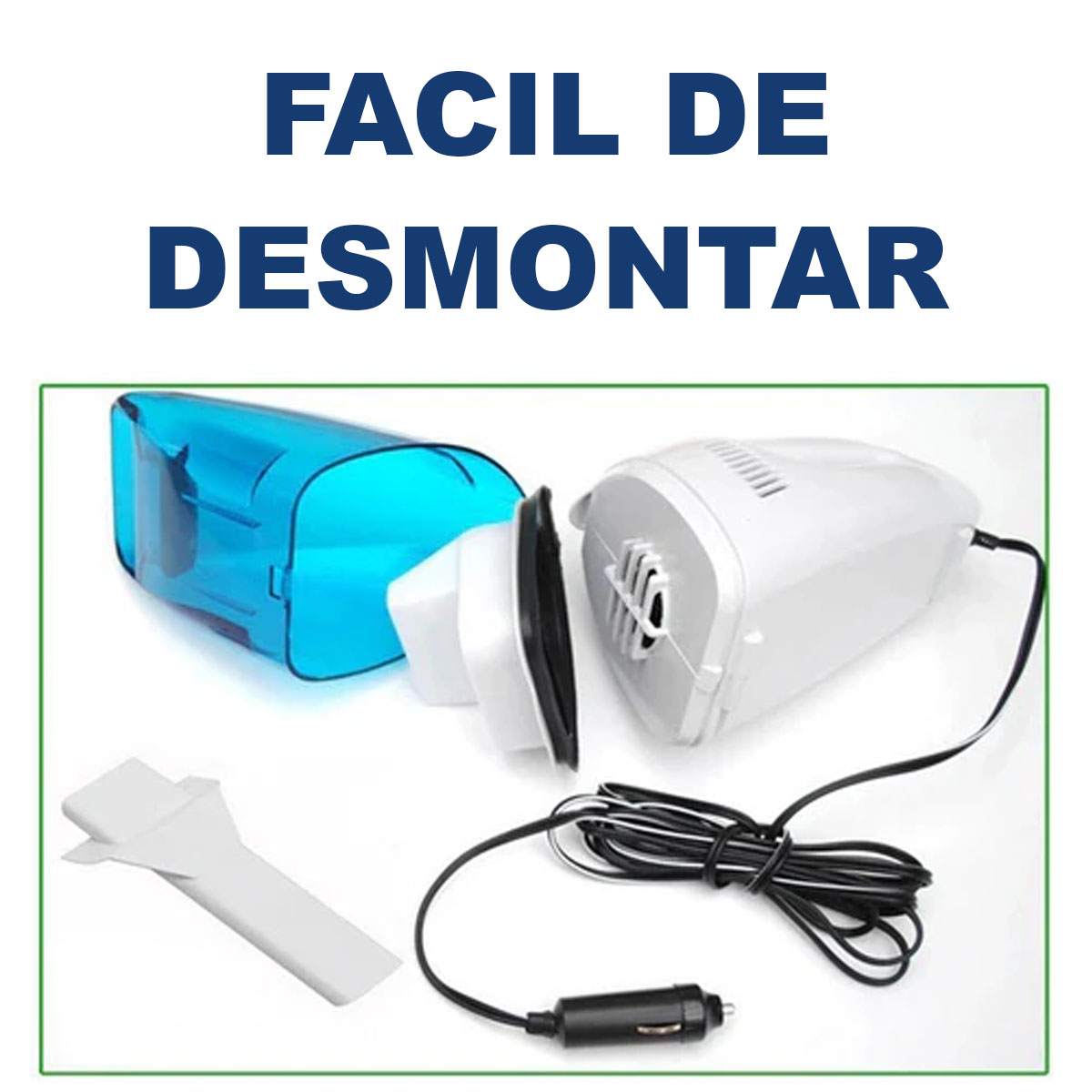 Foto 3 | Aspiradora Manual Portátil Para Automóvil 12v Alta Potencia 60w Con Extensión