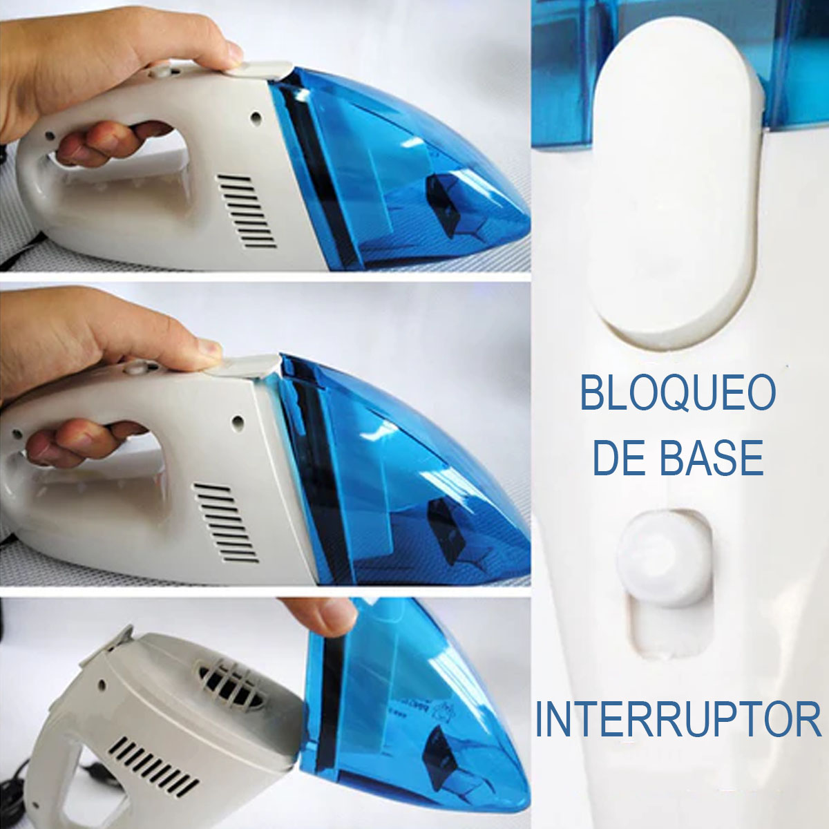 Foto 4 | Aspiradora Manual Portátil Para Automóvil 12v Alta Potencia 60w Con Extensión