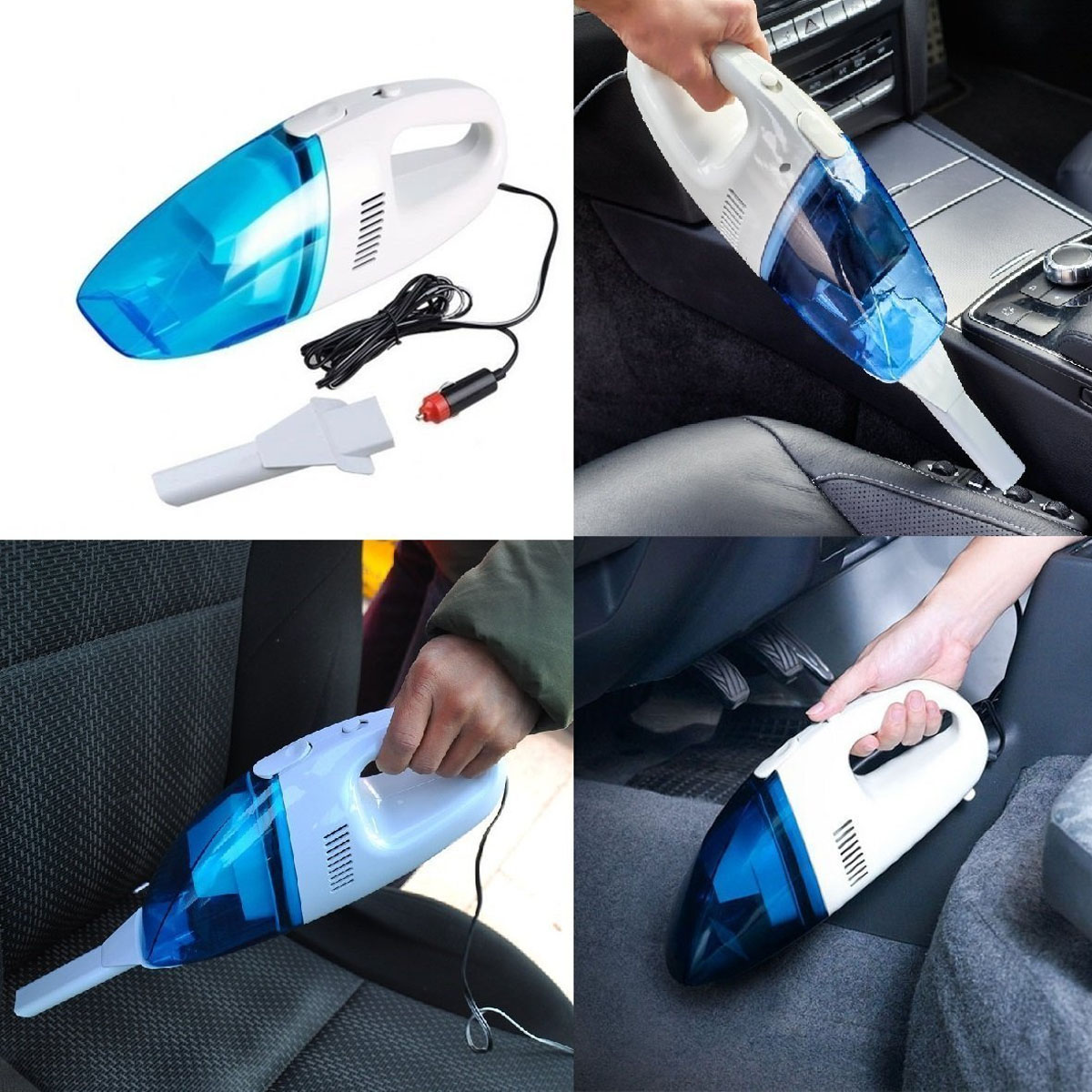 Foto 6 | Aspiradora Manual Portátil Para Automóvil 12v Alta Potencia 60w Con Extensión