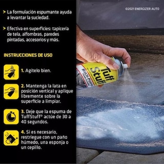 Foto 2 | Limpiador Multipropósito Tuffstuff Espuma + Paño
