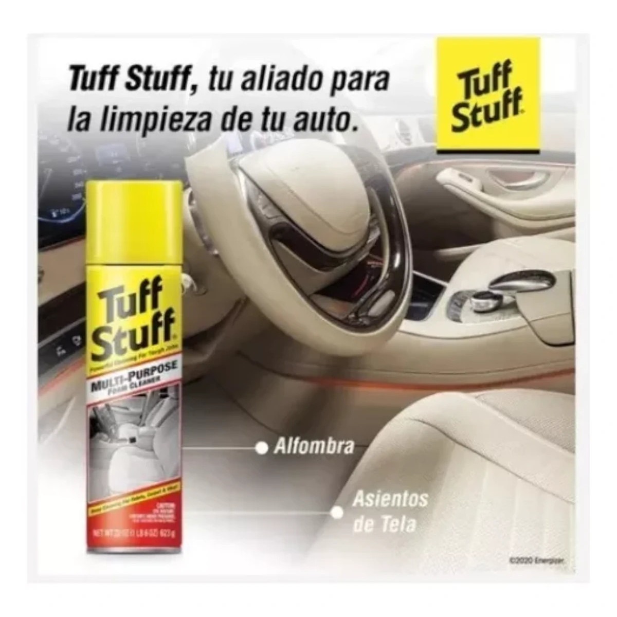 Foto 7 pulgar | Limpiador Multipropósito Tuffstuff Espuma + Paño