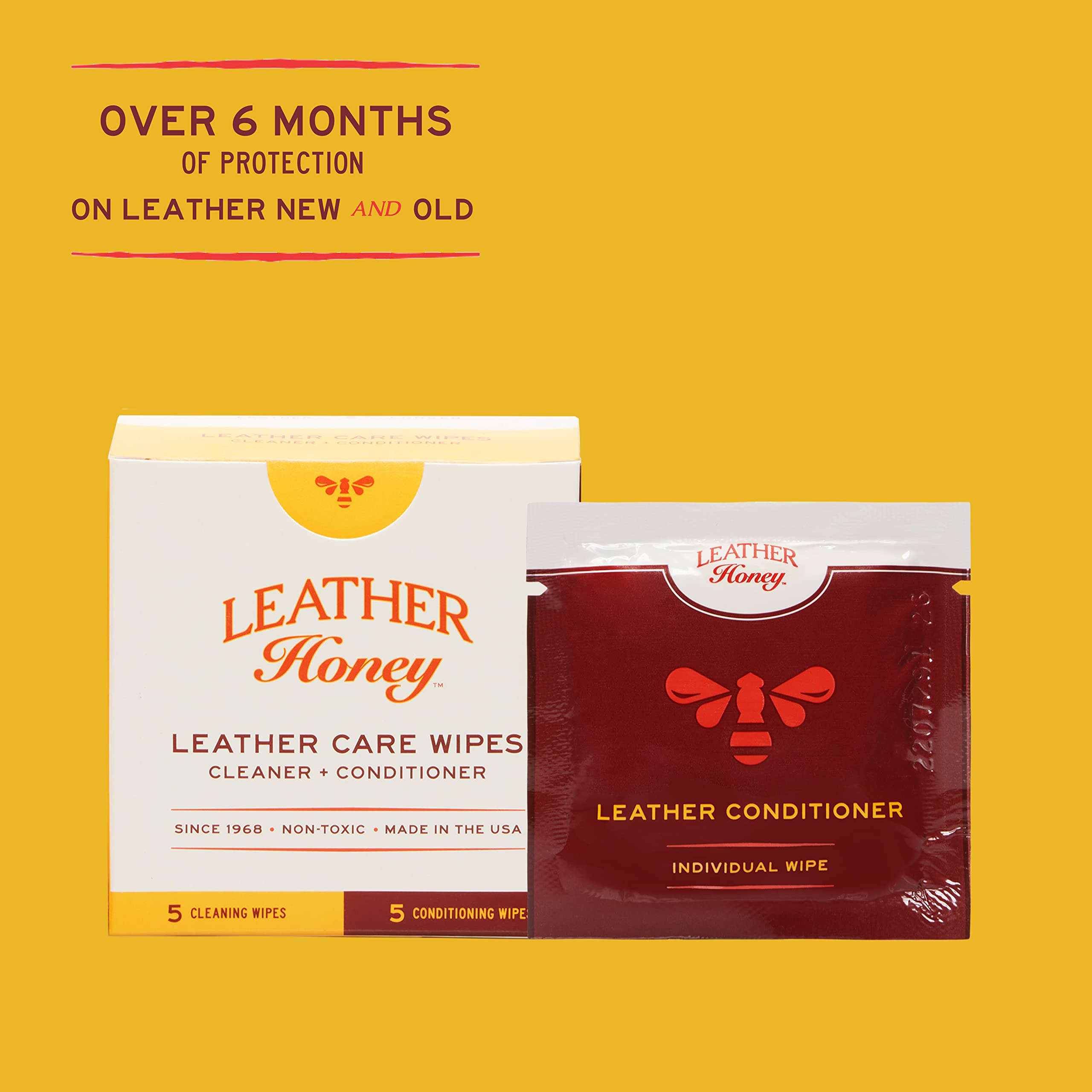 Foto 2 | Toallitas Leather Honey Clean & Restore - Venta Internacional