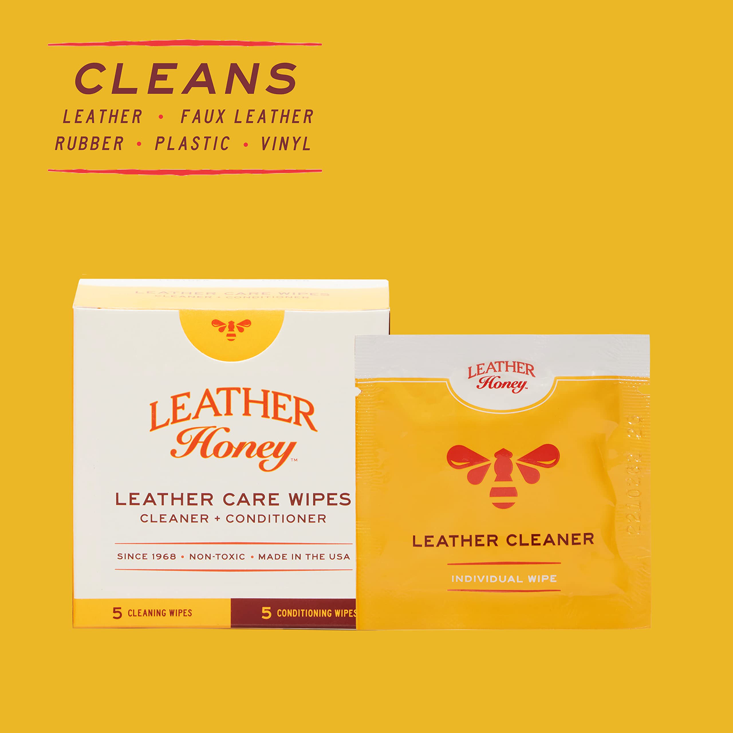 Foto 3 | Toallitas Leather Honey Clean & Restore - Venta Internacional