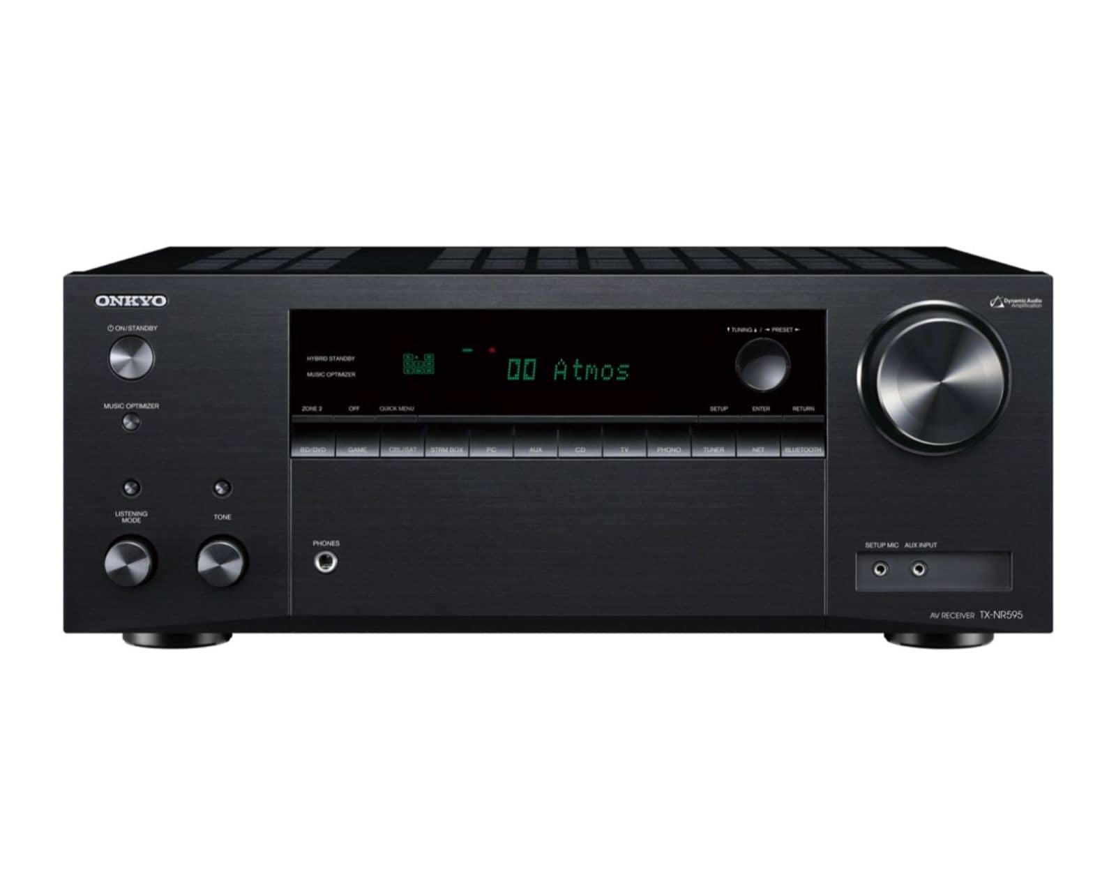 Receptor A V Inteligente Onkyo TX-NR595 color Negro de 7.2 Canales $27,468