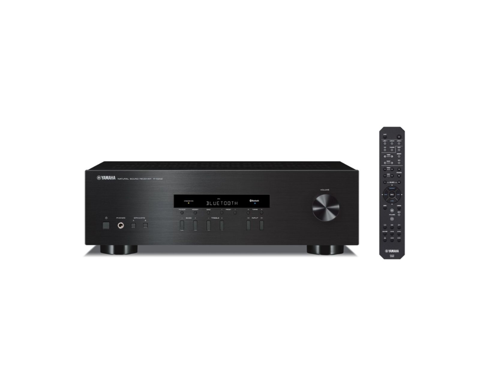 Receptor Estéreo Yamaha R-s202 color Negro Bluetooth Am/fm 100 W Rms $7,899