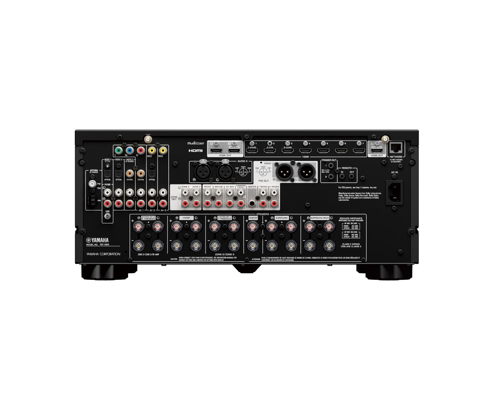 Foto 3 | Receptor AV Yamaha Rx-a6a 150w-9.2 Ch-8k-hdmi-musiccast