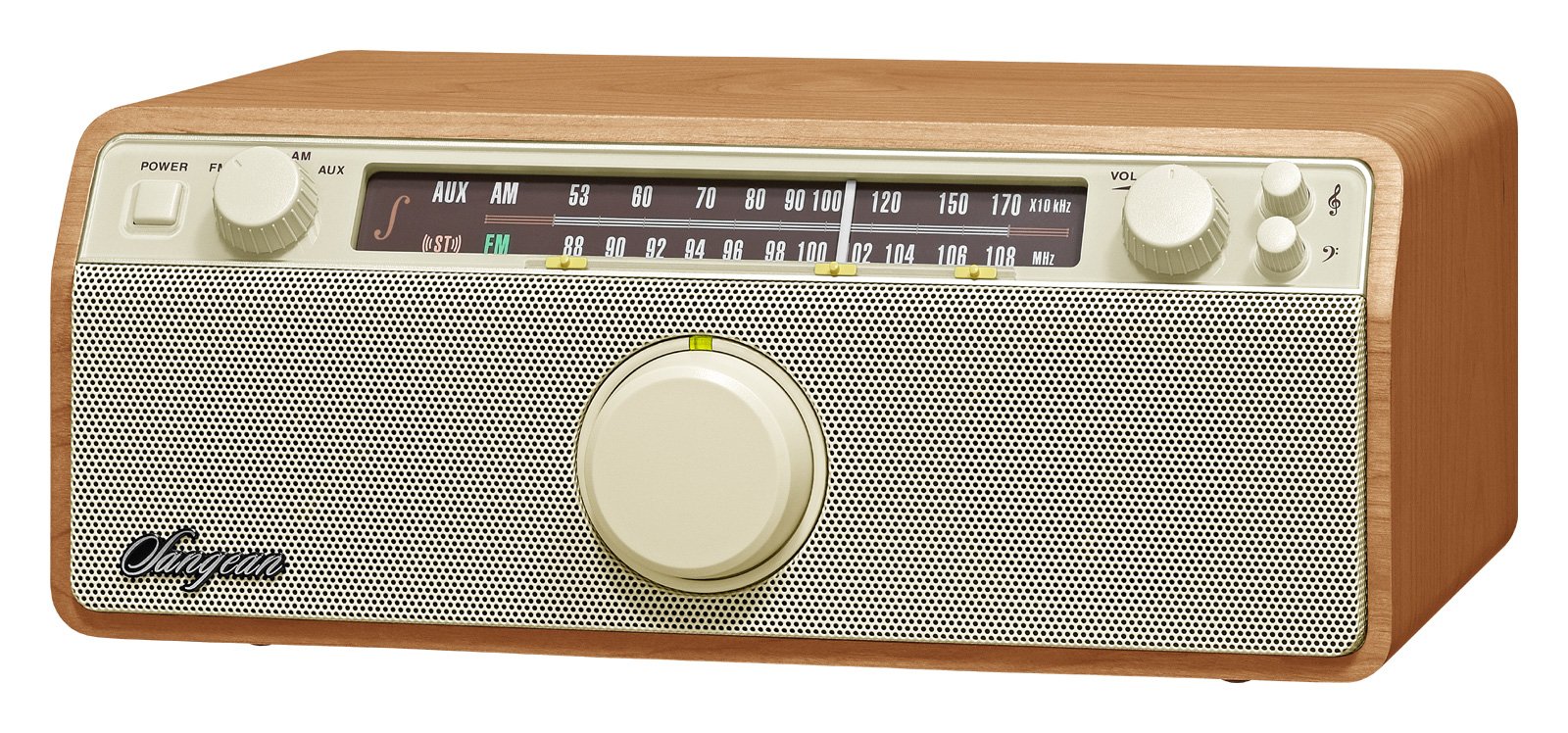 Foto 1 | Radio Sangean Wr-12 Am/fm/aux-in Estéreo Analógico, Color Nogal - Venta Internacional.