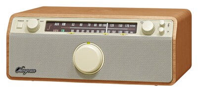 Foto 1 | Radio Sangean Wr-12 Am/fm/aux-in Estéreo Analógico, Color Nogal - Venta Internacional.