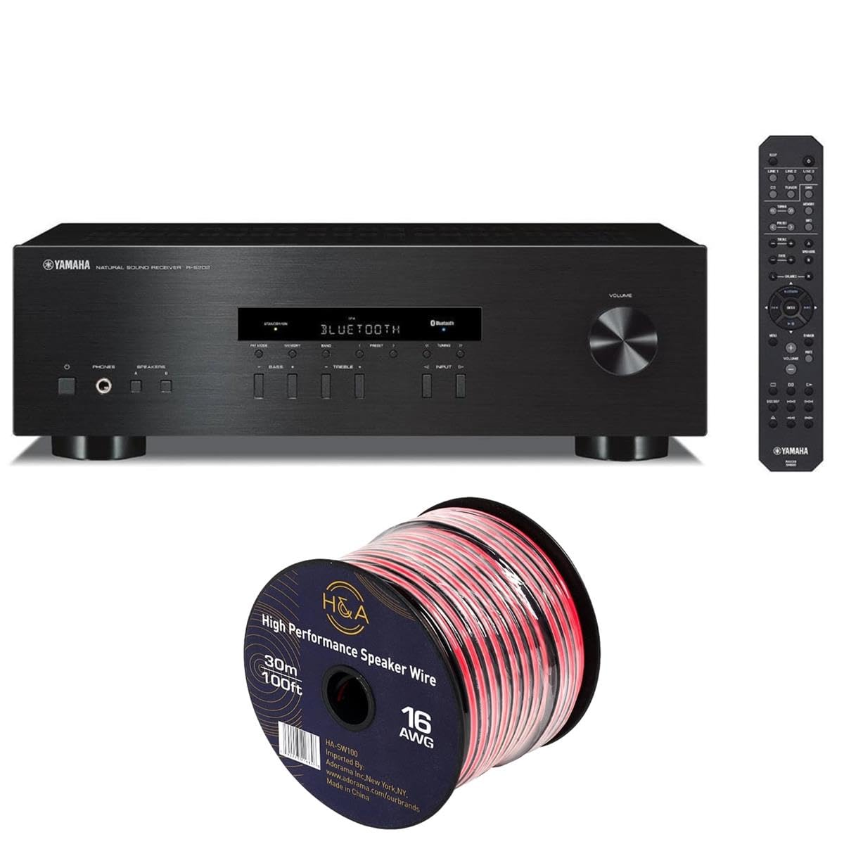 Foto 2 pulgar | Receptor Estéreo Yamaha R-s202bl Bluetooth 100w + Speaker Wir - Venta Internacional.