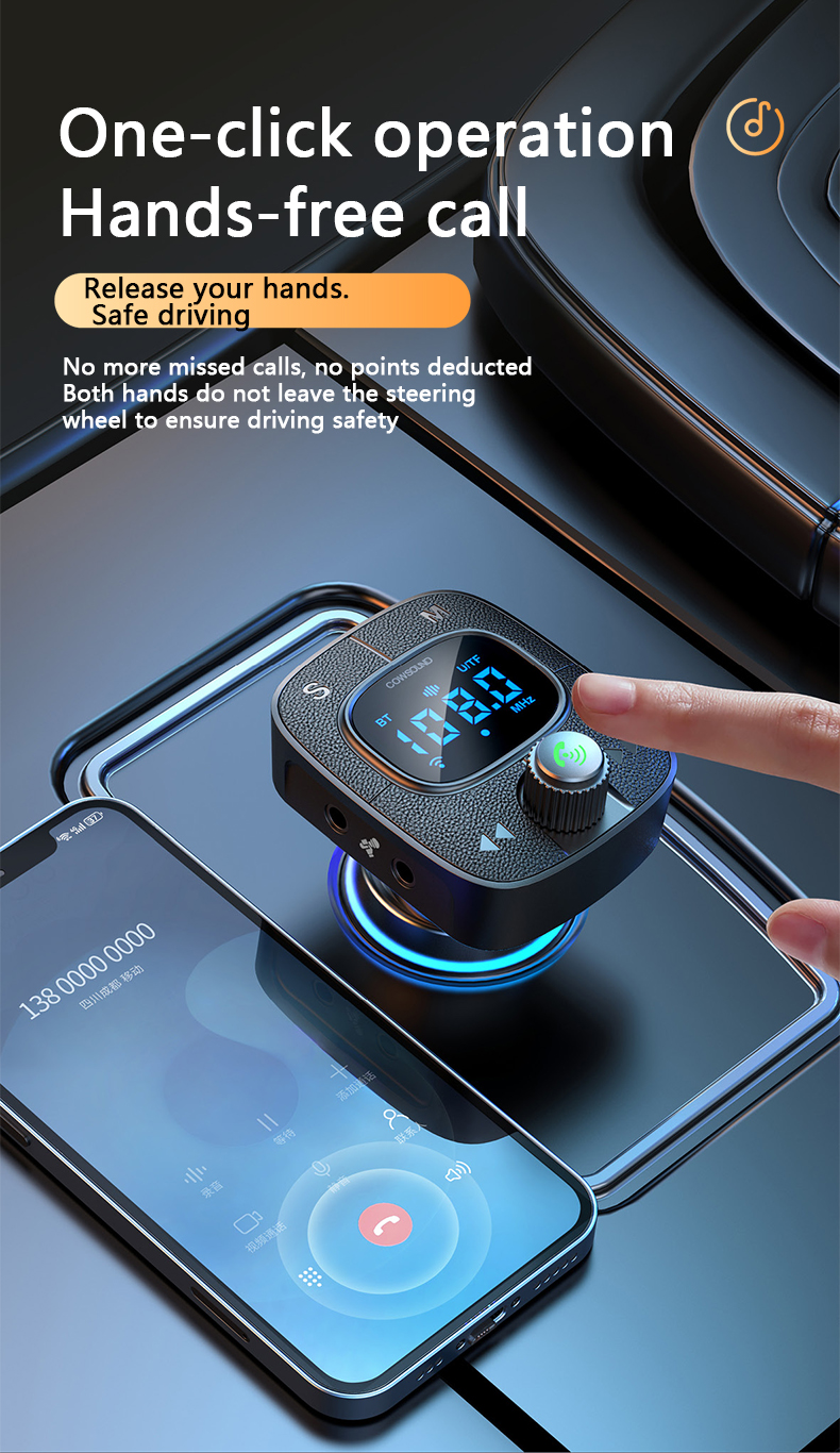 Foto 4 pulgar | Transmisor Fm Bluetooth Para Coche Imenso Sn-k300 Negro - Venta Internacional.