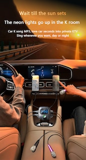 Foto 6 | Transmisor Fm Bluetooth Para Coche Imenso Sn-k300 Negro - Venta Internacional.