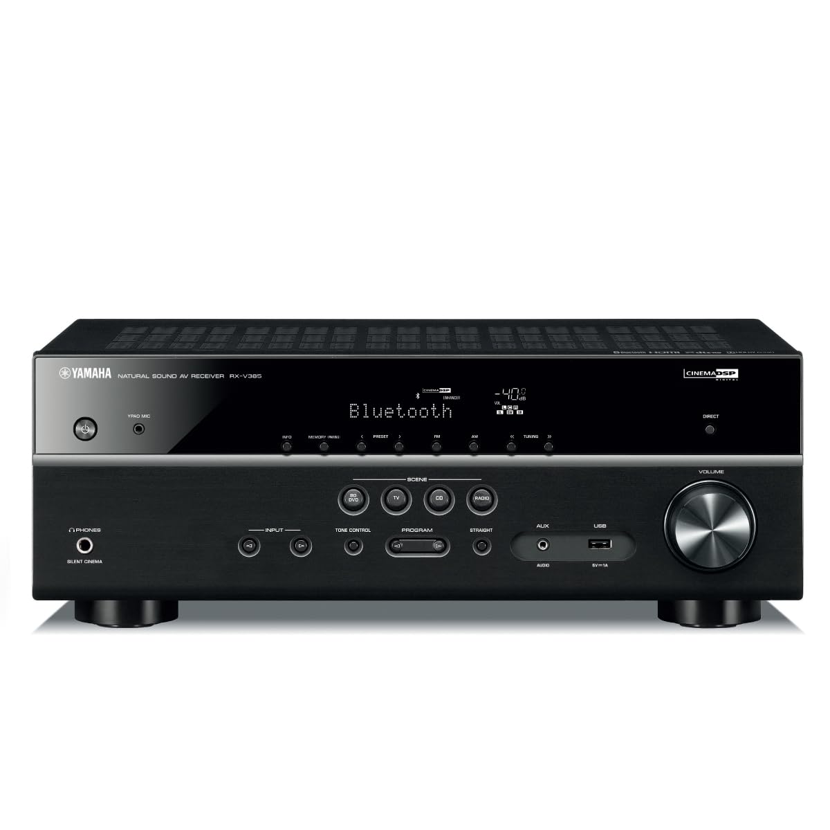 Foto 2 pulgar | Receptor Av Yamaha Rx-v385 5.1 Canales 4k Ultra Hd Con Bluetooth - Venta Internacional.