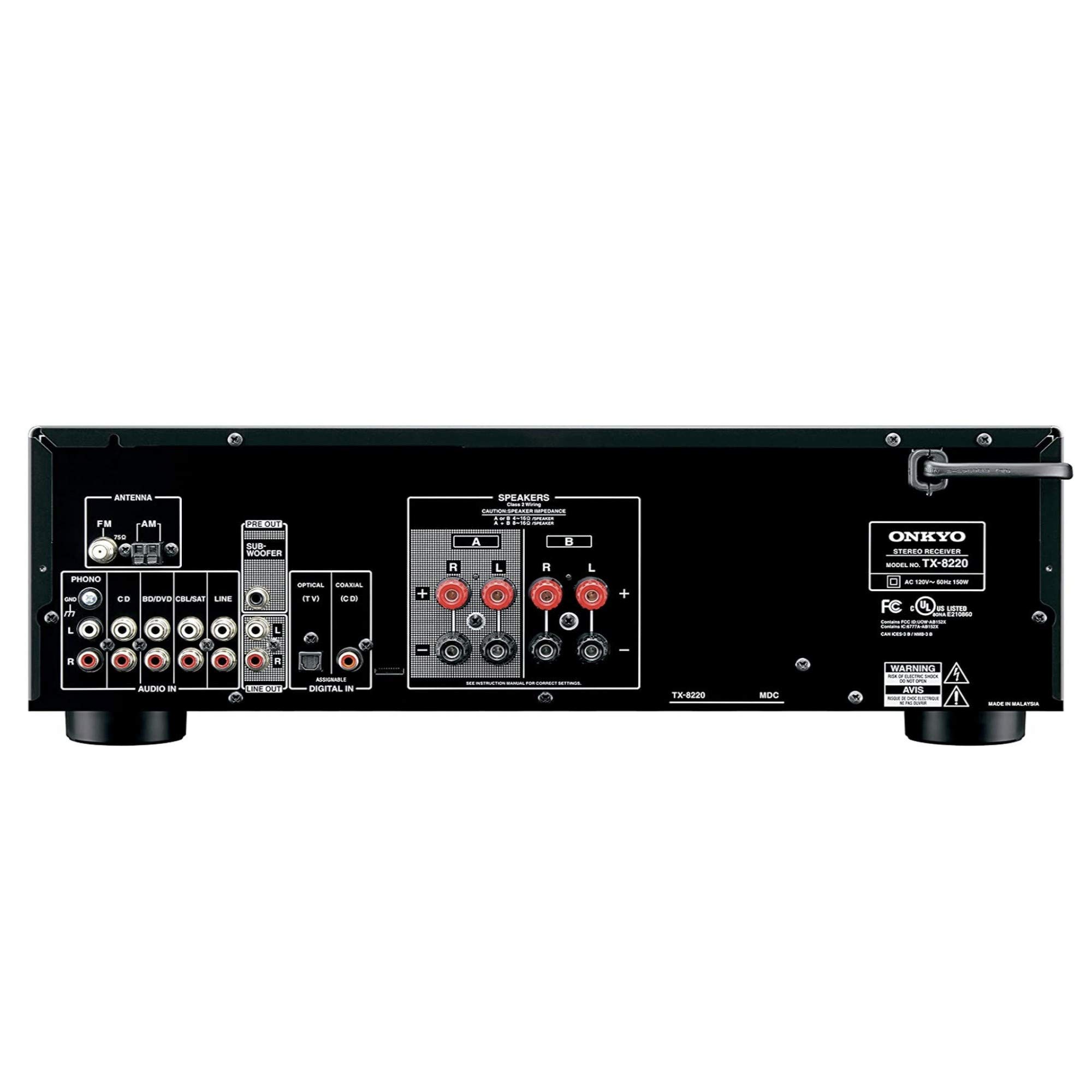 Foto 7 pulgar | Canal De Audio Doméstico Receptor Estéreo Onkyo Tx-8220 Con Bluetooth - Venta Internacional.